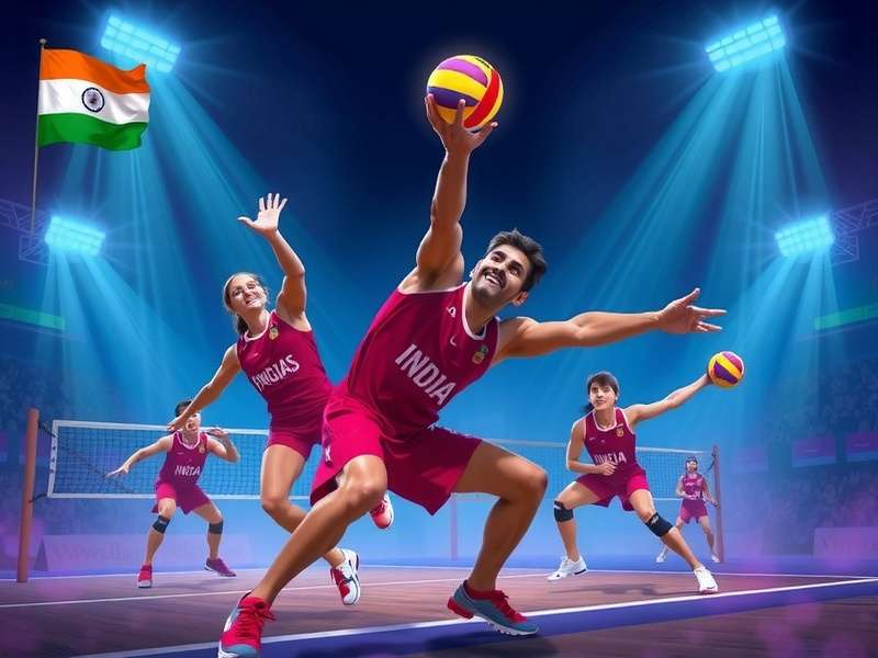 India Volley Kings Game Banner